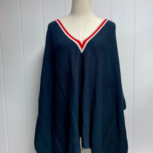 Mersea Anywhere Poncho Varsity V-Neck